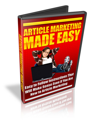 Product picture Article Marketing Made Easy, Get Top Search Engine Rank MRR